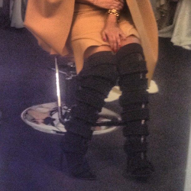 Killin' it today in my Kanye West boots!...