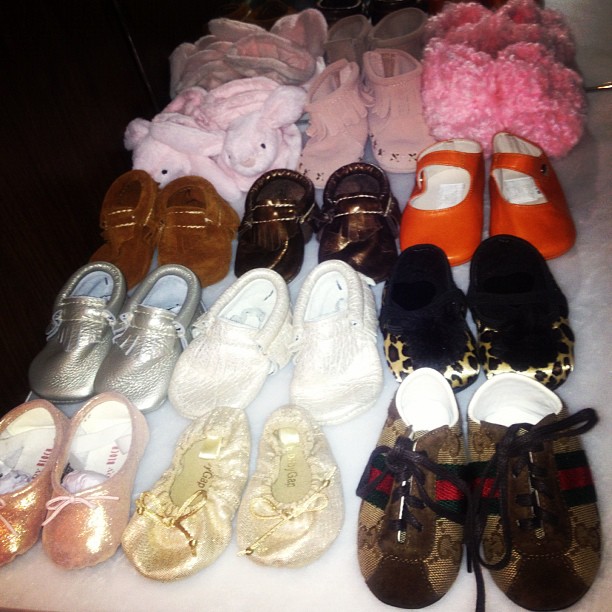 Penelope's shoe closet...