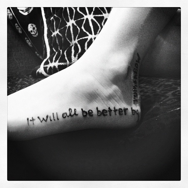 Inked up from my feet up...