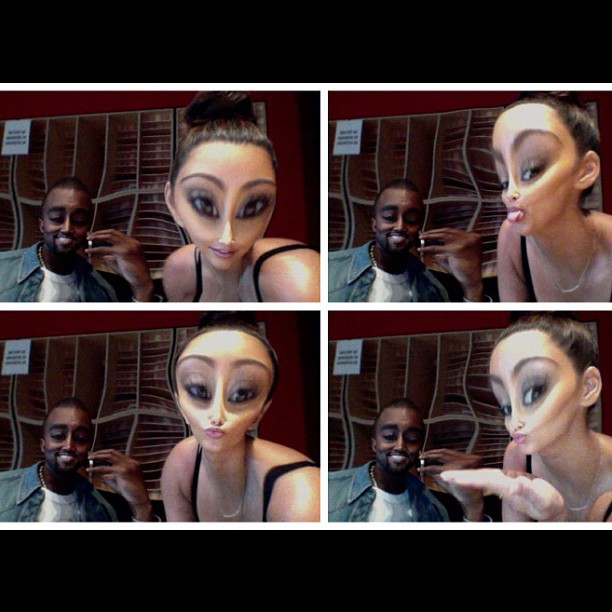 They're calling me an alien a big headed astronaut...maybe that's bc my boy Yeez...
