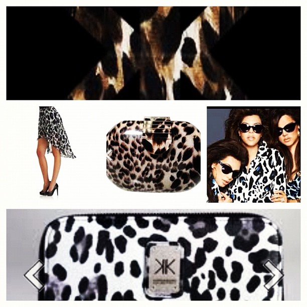 Leopard loving #KardashianKollection...