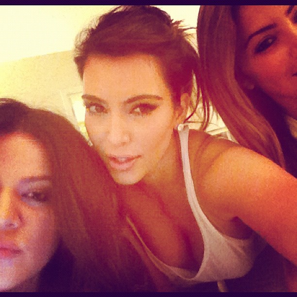 Pajama party @khloekardashian @larsapippen...