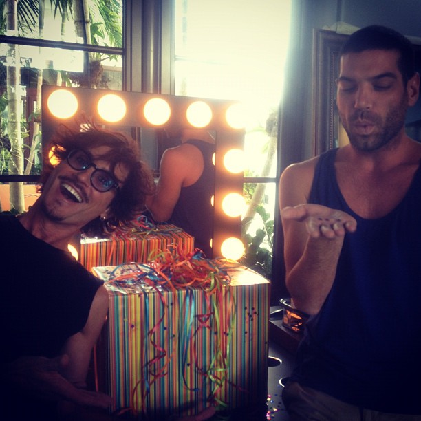 Rainbows, glitter & a pesky from my boys @clydehairgod @robscheppy...