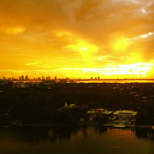 Holy sunset. Gorgeous...