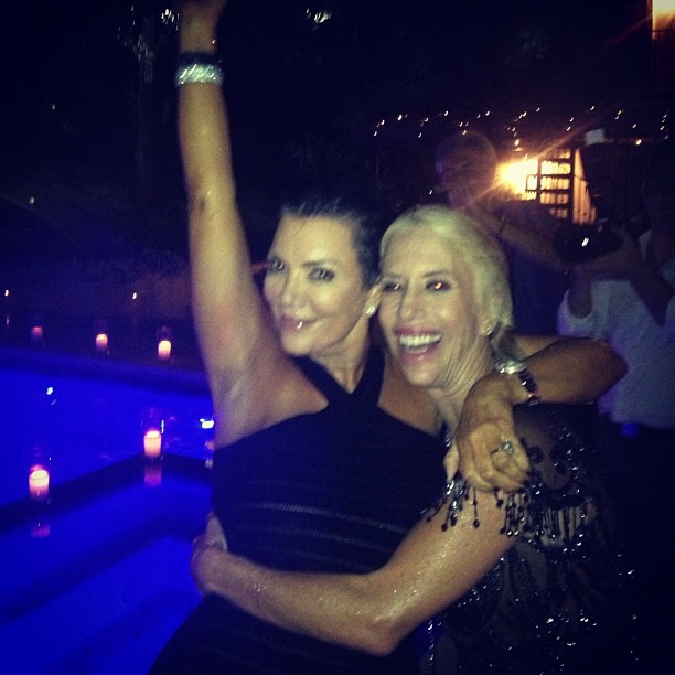Kris Jenner and Lisa Miles #Topless...