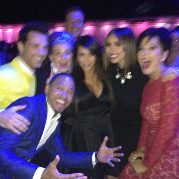Blurry fun! #Kellyosbourne #TerrenceJ #GuliannaRansic  #ryanlochte #GeorgeS #Kri...