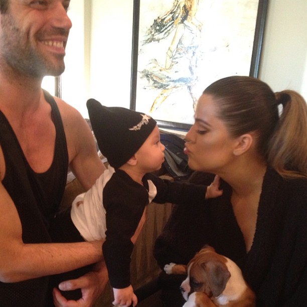 Oh hi @joycebonelli !!!! Baby Z loves his auntie KoKo and @robscheppy!!!! Kisses...
