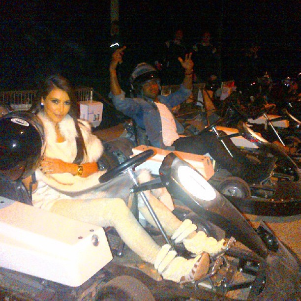 TBT Go carting with Kanye in "$6000 pair of shoes that made it to the Paris news...