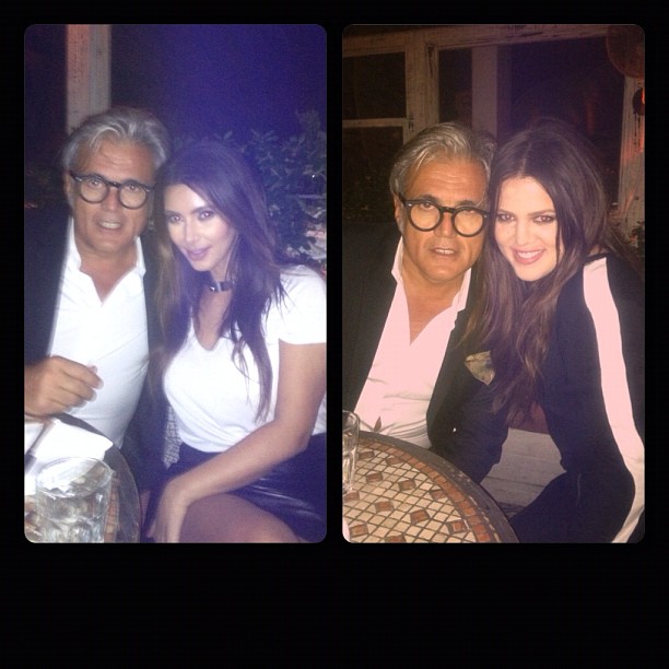 Fun night in Miami last night with Giuseppe Zanotti & @khloekardashian...
