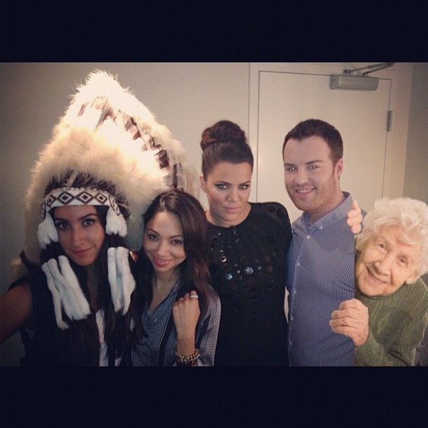 Oh just hanging with my loved ones this Thanksgiving. @monicarosestyle @atkinjen...