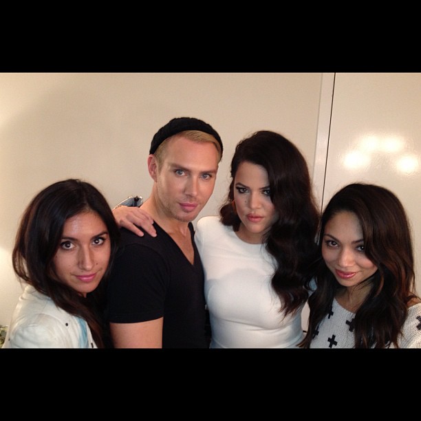 My dream team hair by @atkinjen make up by @kristoferbuckle and wardrobe @monica...