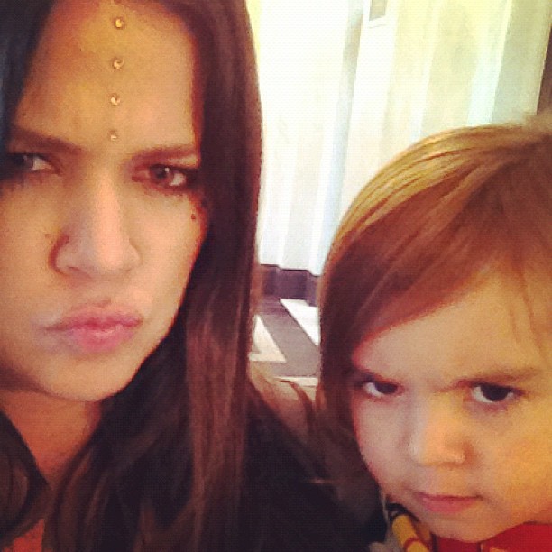 Our mad faces...