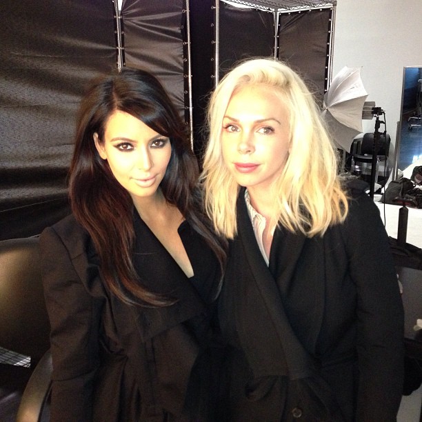 Fun day working with my high school BFF @simoneharouche...