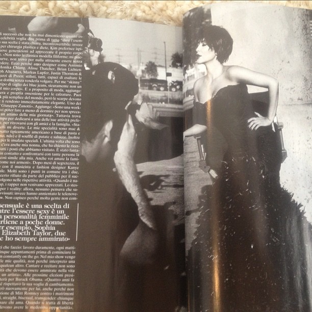 Thank you Rushka Bergman for this amazing spread in the current Italian Vogue!!!...