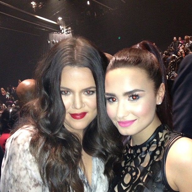 How gorgeous does @ddlovato look? #WorkIt...