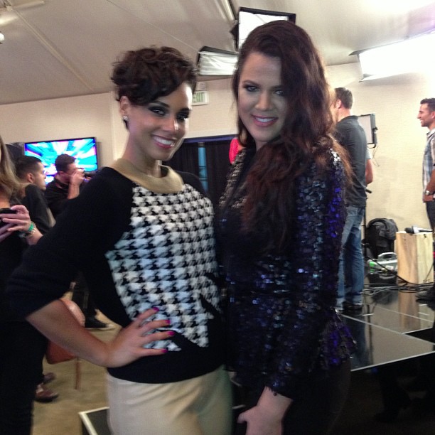 Me and my girl @aliciakeys! she rocked it on #xfactor! Have u heard #girlonfire ...
