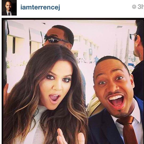 Yep I stole this pic from @iamterrencej Fun times working the carpet with the Ki...