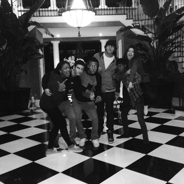 And we had a family reunion @charliecavallo @mattdavidsonn @truiceyoung @shamari...