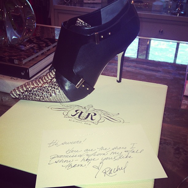 I came home to a little pressie!!!! How lucky am I??? Thank you @rachel_roy for ...