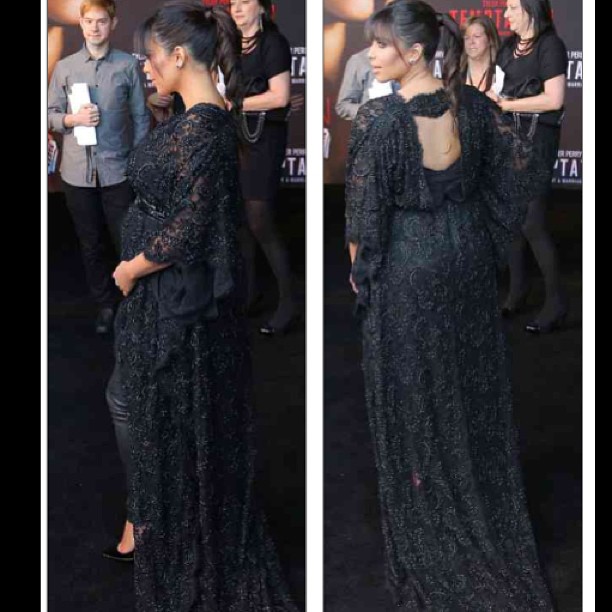 This Robe-Dress custom made by @robzangardi & @marielwashere #StyledByRandM...