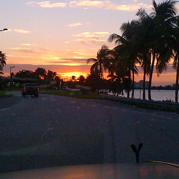 This morning on my way to the gym. Couldn't be prettier...