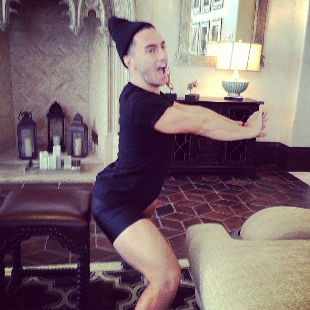 Someone is excited to go home. #BikeShorts...