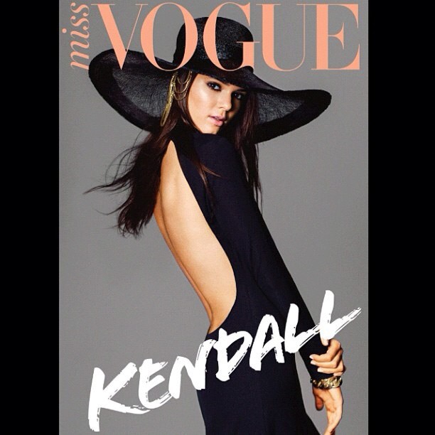 So proud of @kendalljenner!!!! Cover of Miss Vogue...