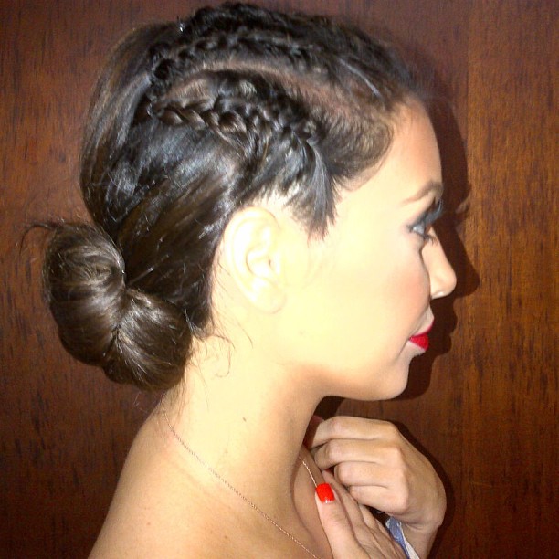 Up do braids...