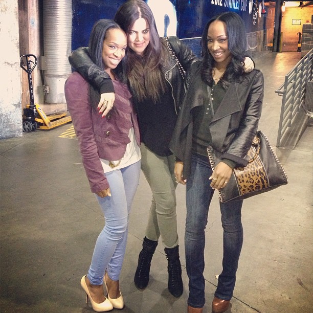 Fun times at the Clipper game! @theeforevermalika and @imforeverkhadijah...