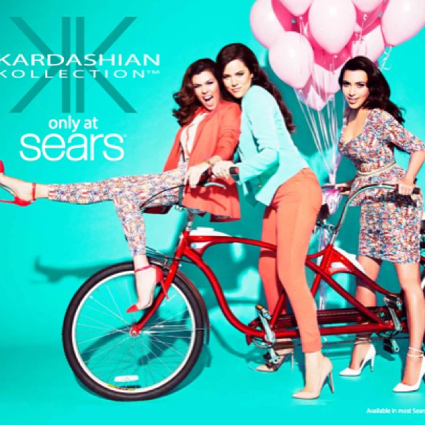 Kardashian Kollection at Sears! Shot by Ellen Von Unwerth...