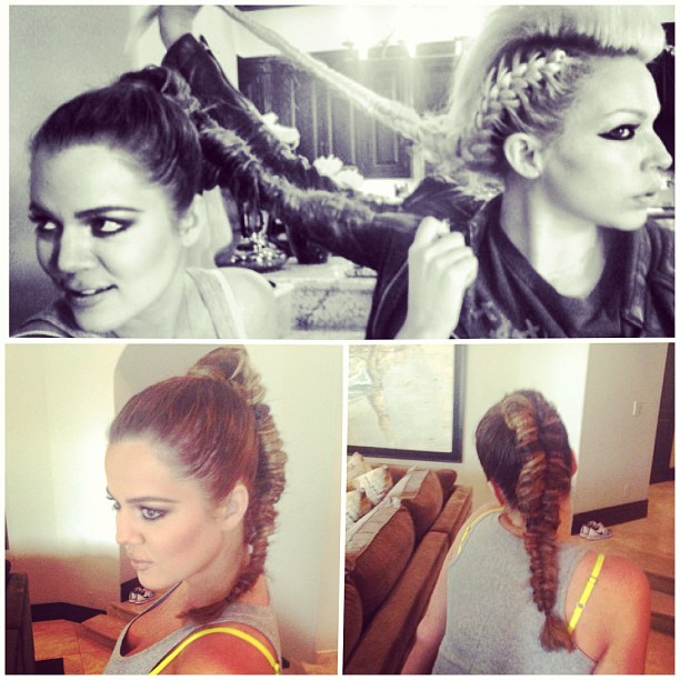 Oh no big deal!!!! Barbie braids today!!! Thanks @atkinjen for letting @joycebon...