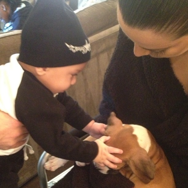 Baby Z and B love one another #GlamDayCare...