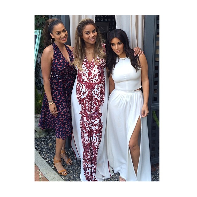Celebrating @Ciara's baby shower  today with @lala #mommymemories...