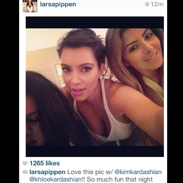 Sooo much fun sis! I miss you @larsapippen...