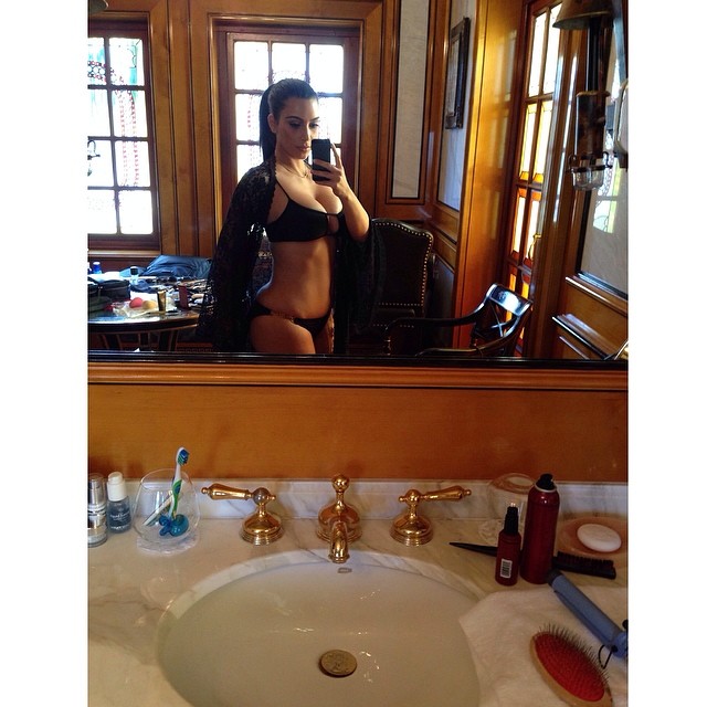 Yep stole Kylie's bikini...she's not getting it back...