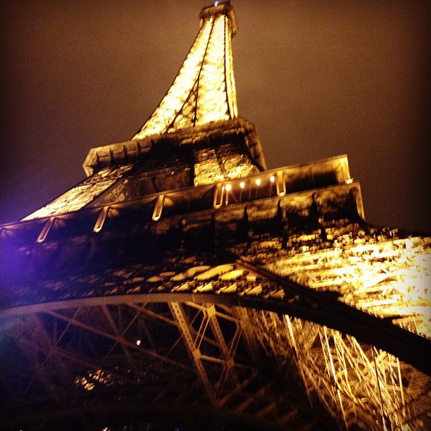 Eiffel Tower at midnight...