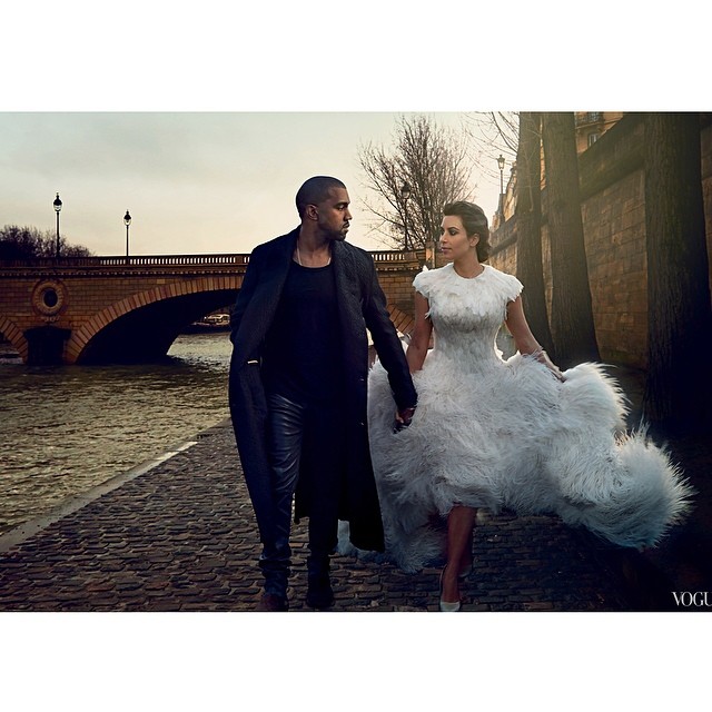 One of my fave pictures from our @VogueMagazine shoot by Annie Leibovitz! Wearin...