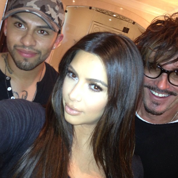 Fun glam day! @beautybyrokael @clydehairgod...