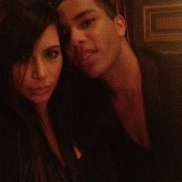Parisian nights with @olivier_rousteing...