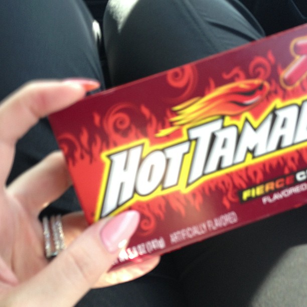 Someone is sabotaging me! LOL why are these in my purse? And why am I eating the...