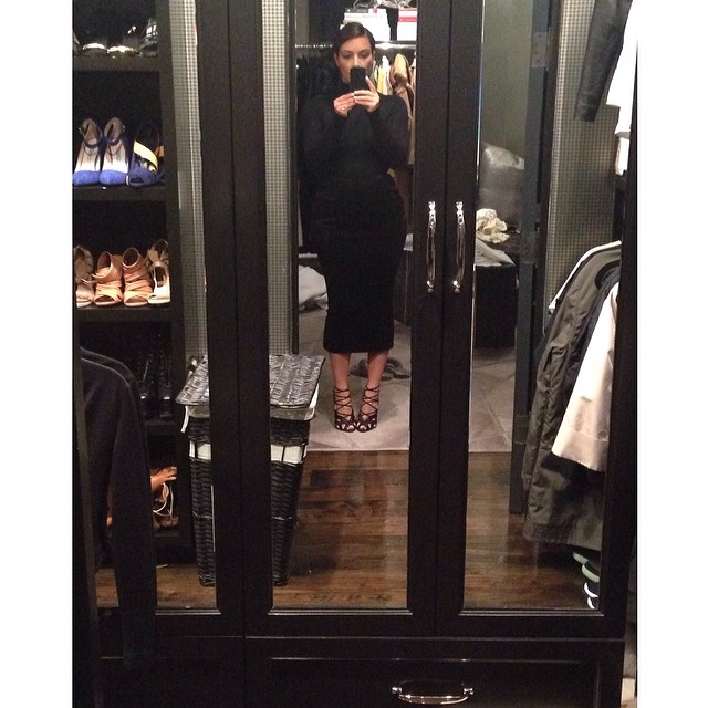 #Todays look- #AlaiaBodysuit #AlaiaSkirt #TomFordHeels...