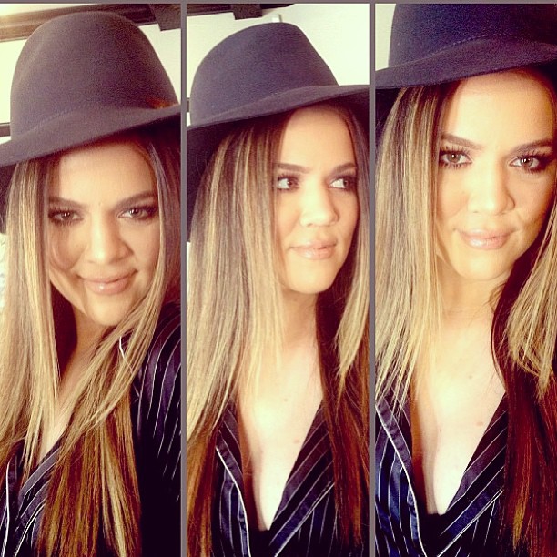 Top hat and silk pajamas kind of morning. Beauty by @beautybyrokael hair by @atk...