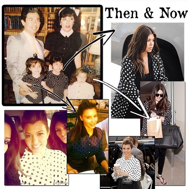 Kardashian Kollection Flashback Friday! #PolkaDots! @kardashiankollection...