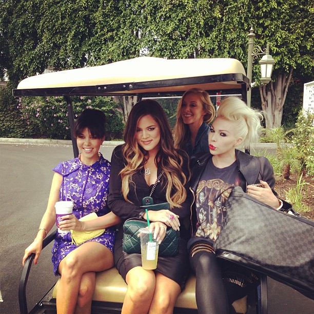 Golf cart hoes! @leah_jenner @joycebonelli @kourtneykardash and duh ME!!!!...
