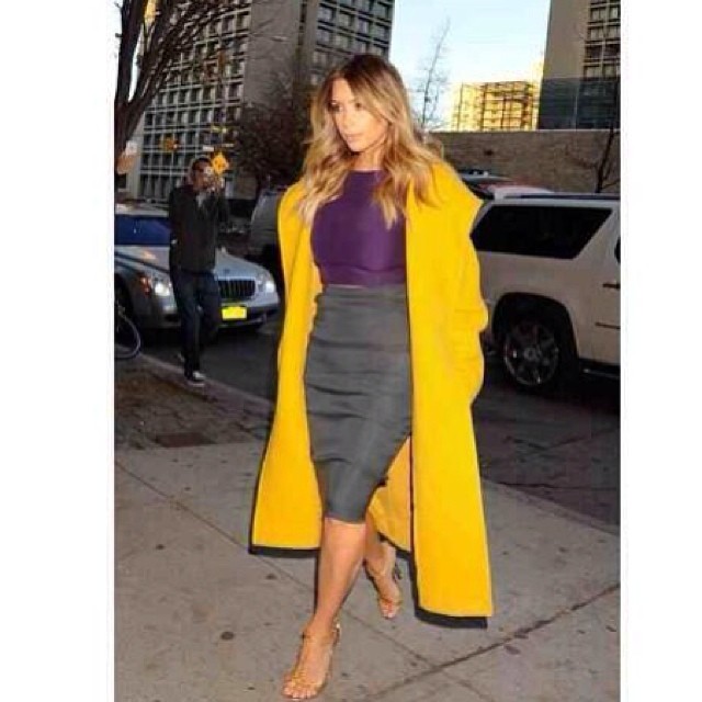 Colorful #MarniTop #LanvinSkirt #MaxMaraCoat...