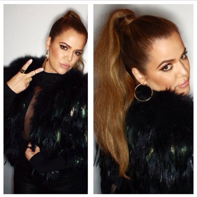 Khloe is London last night killing it! #KardashianKollection #Lipsy...