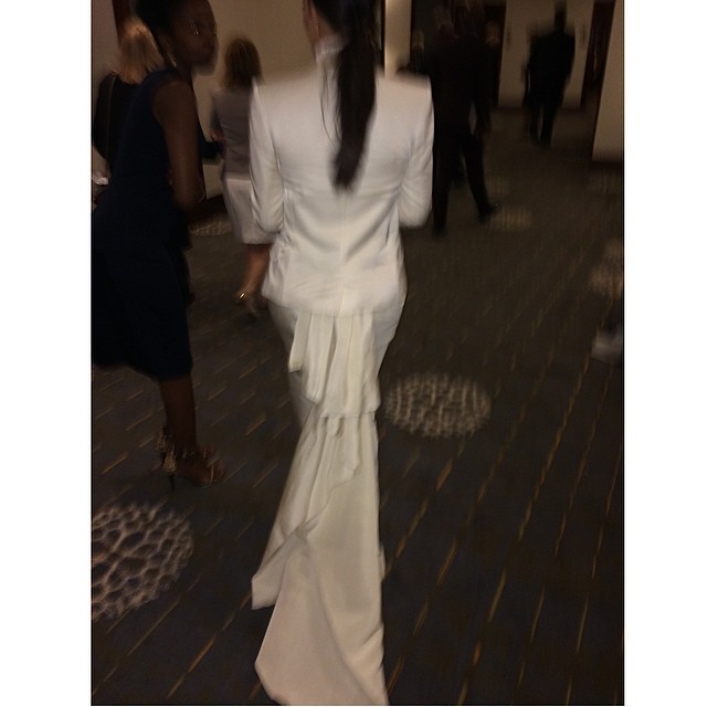 From the back...