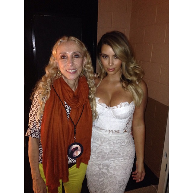 Yeezus time with Franca Sozzani...