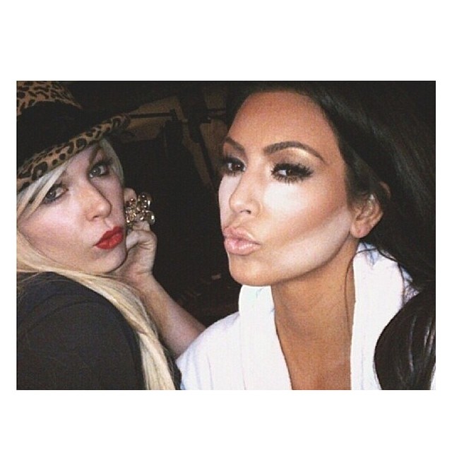 Another glam day with  @joycebonelli ....how do I look? LOL...