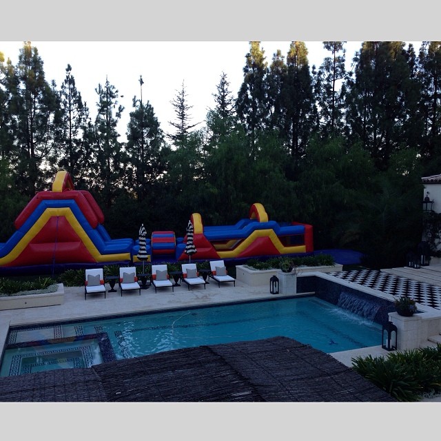 Slide  dance floor mechanical bull ...our party for no reason is almost ready...